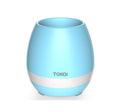 Touch-sensitive music vase desktop audio